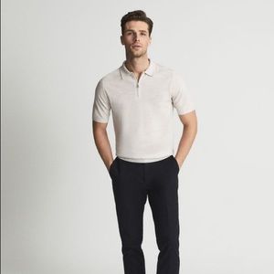Reiss MAXWELL
MERINO ZIP NECK POLO